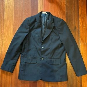 Cat and Jack boys navy blue 2 button suit jacket / blazer (size 14)